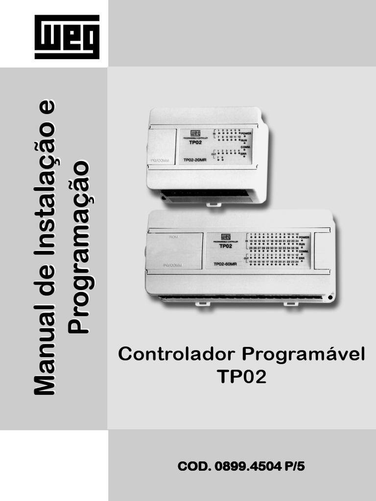 Manual Tp02 p5 | PDF | Controlador lógico programável | Entrada/Saída