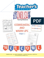 Icebreakers and Warm-Ups: - Part 1