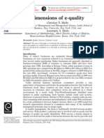 Dimensions of E-quality