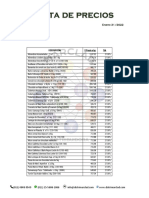 Precios Frutargen 