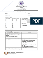 Answer SheetLearning Guide For 3 Is