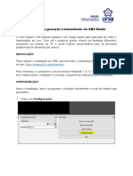 Tutorial Transmissao Obs Studio