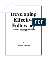 Developing Effective Follow-Up: Growing Christian Leaders Series Manual 2