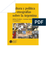 Frederic y Soprano - Cultura y Politica en Etnografías Sobre Argentina