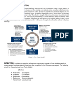 Activity # 2 (Business Simulation) : Figure 1: Five Forces Model