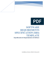 Software Requirements Specification (Srs) Template