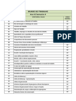 Mundo Do Trabalho - Ano 2 - Currículo 2018