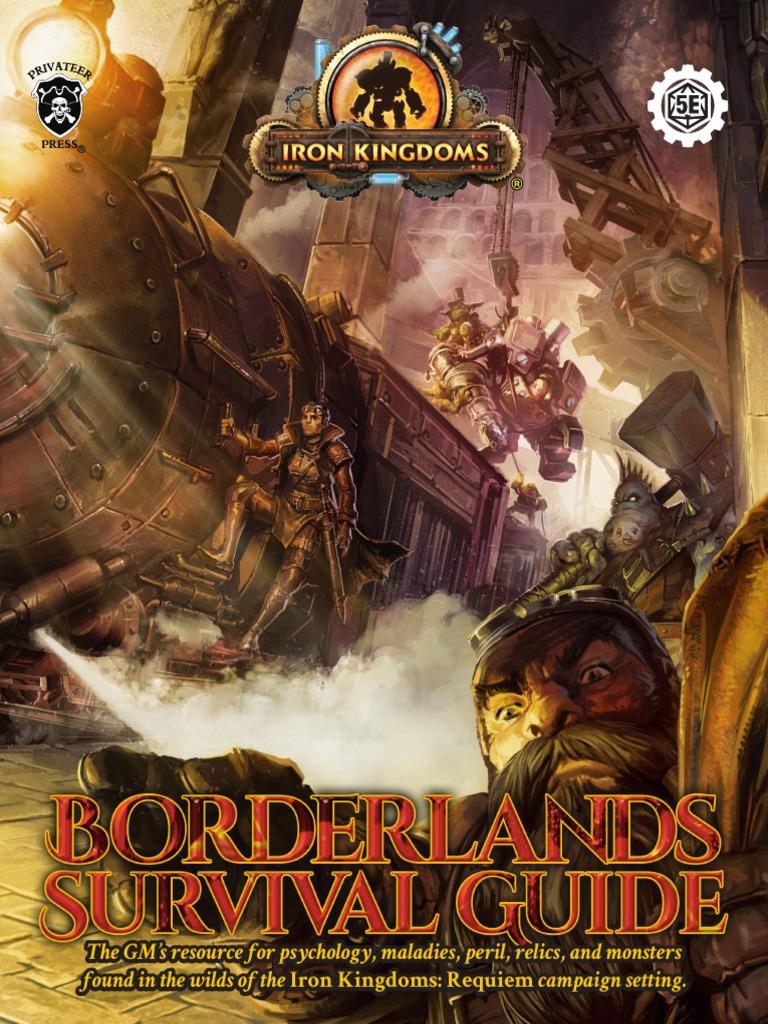 Iron Kingdoms Borderlands Survival Guide PDF Copyright Firearms