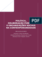 SARDINHA - Et - Al - LIVRO - Política, Deliberação Pública e Organizações Sociais Na Contemporaneidade - Com ISBN