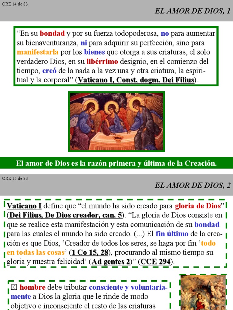 Amor de Dios y la Creación Divina | PDF | Amor | Dios