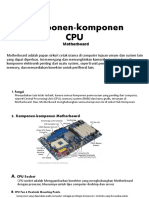 Komponen-Komponen CPU