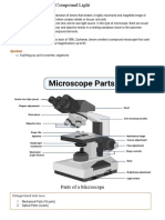 Specimen: Compound Microscope