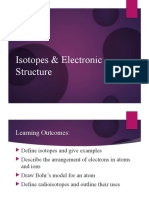 Isotopes Electronic Structure