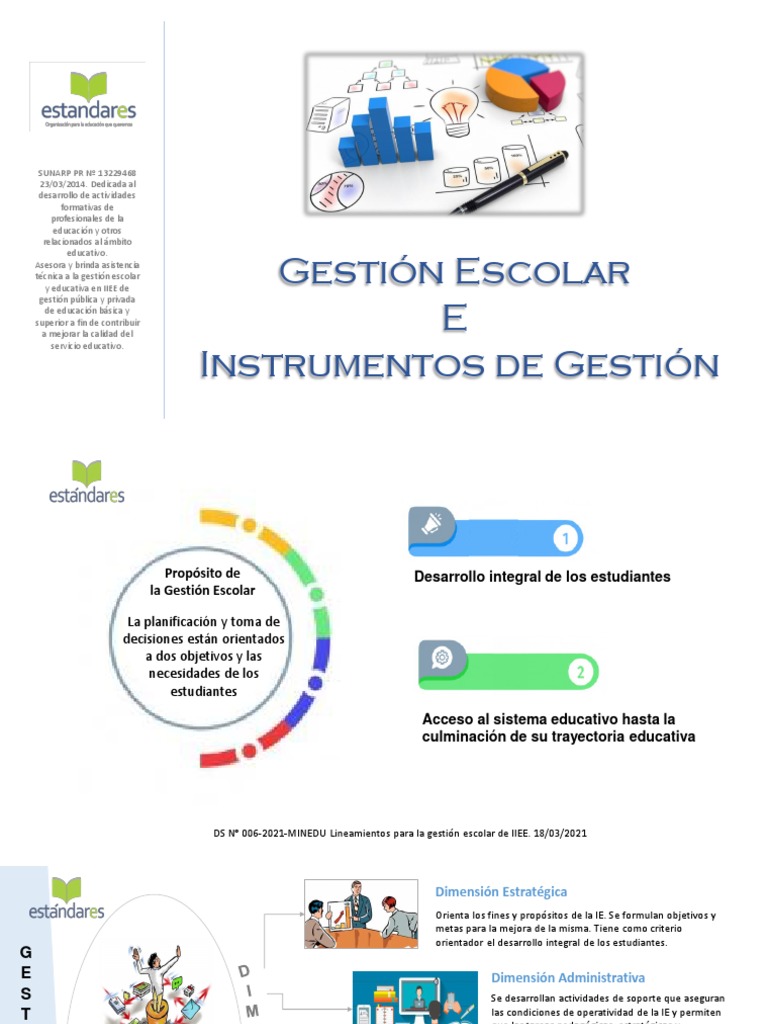 Gestión Escolar y Calidad Educativa | PDF | Educación primaria | Plan ...