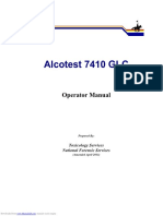 Alcotest 7410 GLC: Operator Manual