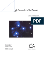 Photoelectric Photometry of The Pleiades: Student Manual