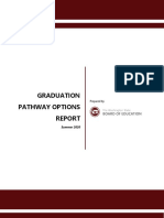 Graduation Pathway Report Analyzes Stakeholder Feedback