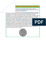 Características de Dinero o Moneda de Curso Legal en El Salvador