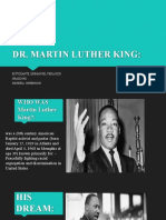 Dr. Martin Luther King:: Estudiante: Emmanuel Vega Rios GRADO:902 Materia: Inmersion