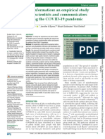 Misinformation: An Empirical Study With Scientists and Communicators During The COVID-19 Pandemic