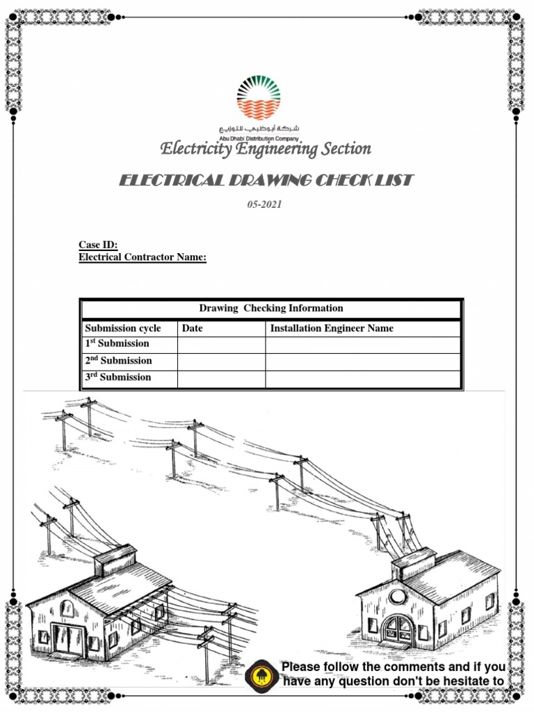 Electrical Drawing Submission Checklist | PDF | Photovoltaics ...
