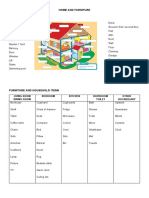 Home and Furniture Vocab and Activities