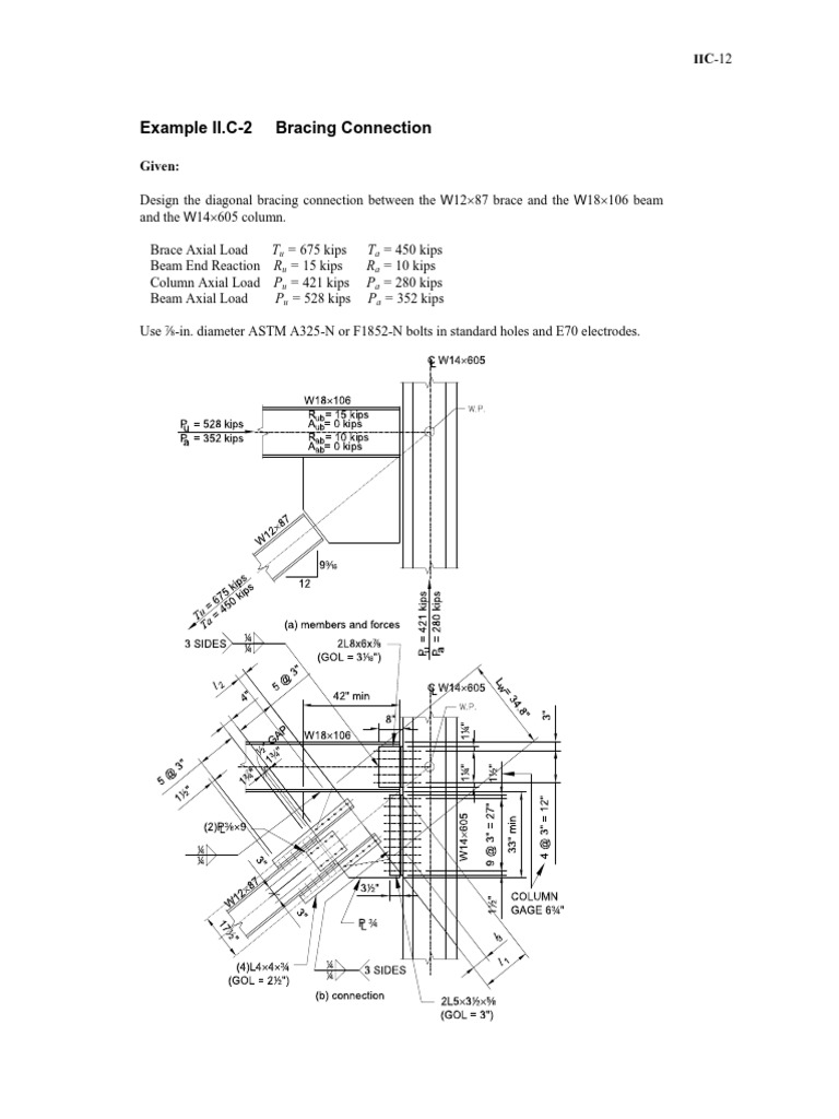 Uniform Force Method Design Examples PDF Mechanical Engineering Applied And