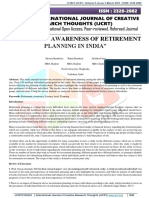 A Study On Awareness of Retirement Planning in India
