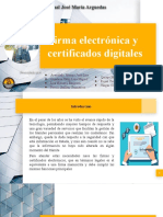 Firma Electrónica y Certificados Digitales