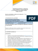 Guía de Actividades y Rúbrica de Evaluación - Fase 1 - Reconocimiento Del Curso