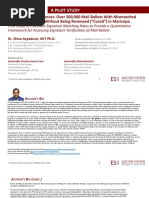 ESII Signature Verification Final Report Pilot Study