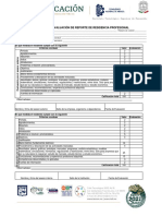 Anexo Xxx. Formato de Evaluación de Reporte de Residencia Profesional