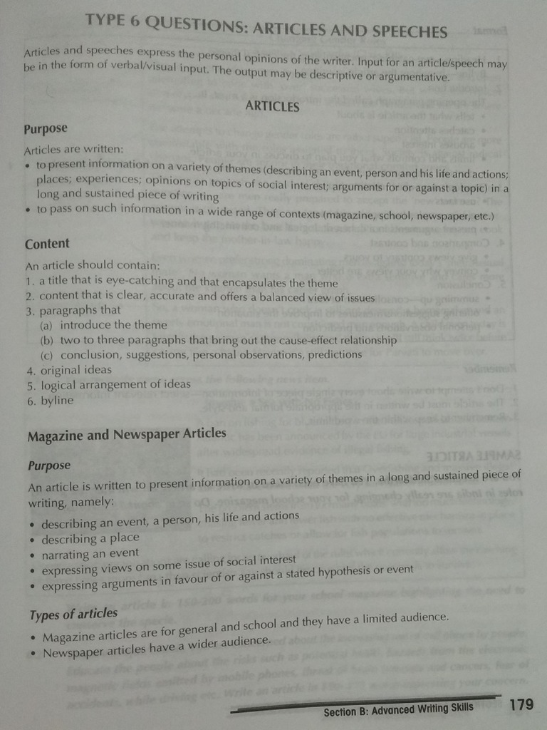 Article Writing | PDF