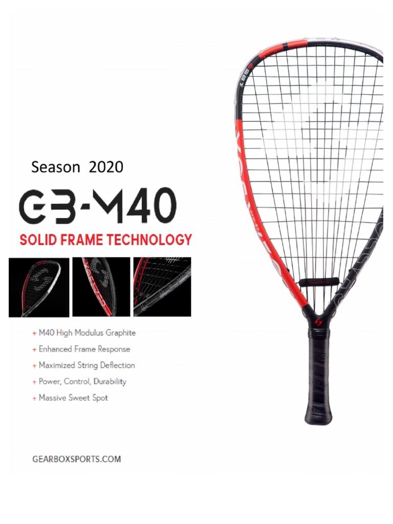 Gearbox Racquets 2020 PDF