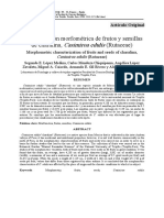 Caracterización morfométrica de frutos y semillas de charalina