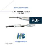 Bomba Sumergible 12 Volts HS Purge