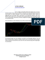 Moving Average Cross Over Indicator: Description