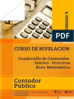 Curso de Nivelacion MATEMATICA Semana4