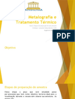 Metalografia e Tratamento Térmico Aula 1