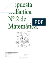 Propuesta #2 de 2º de Matemática