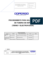 PTS para Trabajos Con Tuberia H.D.P.E