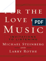 For The Love of Music - Invitations To Listening (2008)