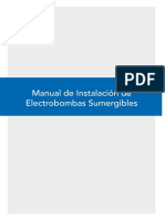 Manual de instalacion de bomba sumergible