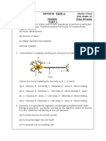 Revision Test-1class Ix Tissues