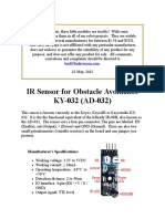 IR Senor Obstacle Avoidance Keyes KY 032