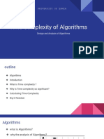 Time Complexity of Algorithms 