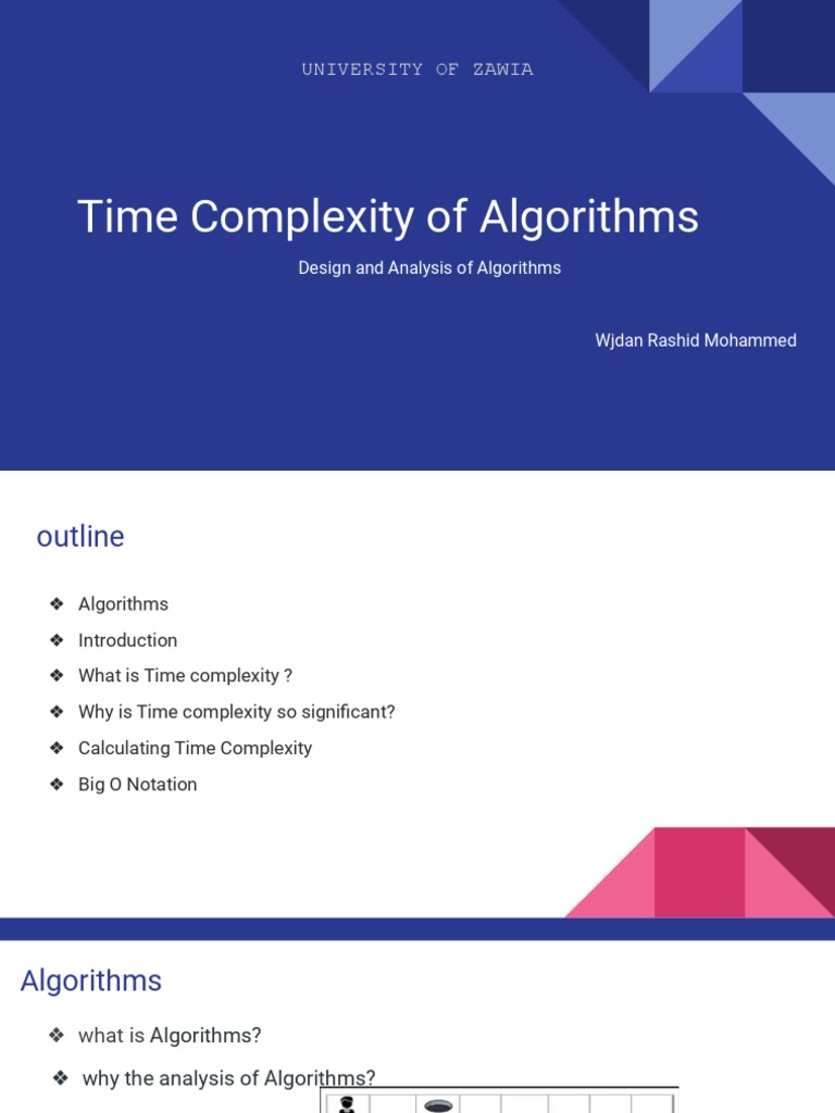 Time Complexity of Algorithms | PDF | Time Complexity | Algorithms