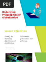 Underlying Philosopies of Globalization