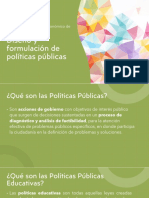 Diseño y Formulación de Políticas Públicas