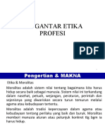 Pengantar Etika Profesi